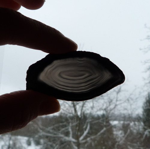 Achát plátek - 5,8 cm — foto 4