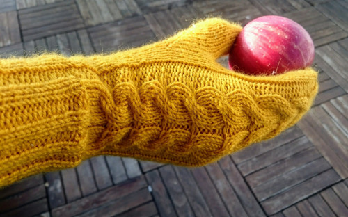 "Curry" palčáky dlouhé (Merino wool) — foto 2