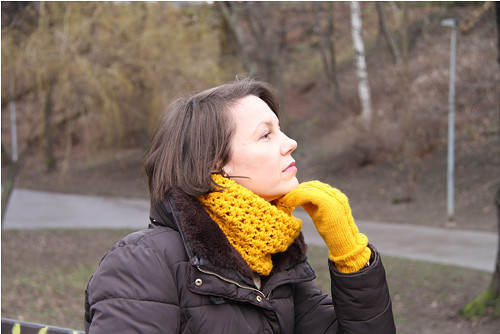 "Curry" palčáky dlouhé (Merino wool) — foto 4