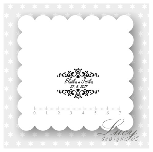 Svatební razítko ornament 12 — foto 2