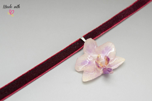 Mini phalaenopsis choker — foto 2