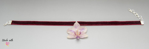 Mini phalaenopsis choker — foto 3