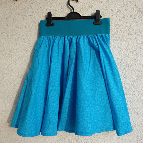 Opravdická kolová, modré paisley — foto 5