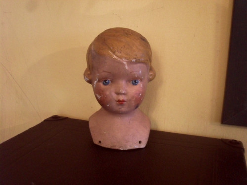 Sádrová hlavička panenky — foto 3
