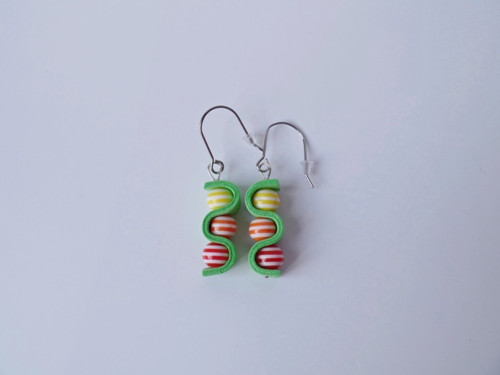 Náušnice gummy barevné — foto 2