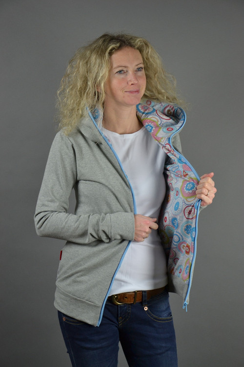 Šedá mikina — foto 3