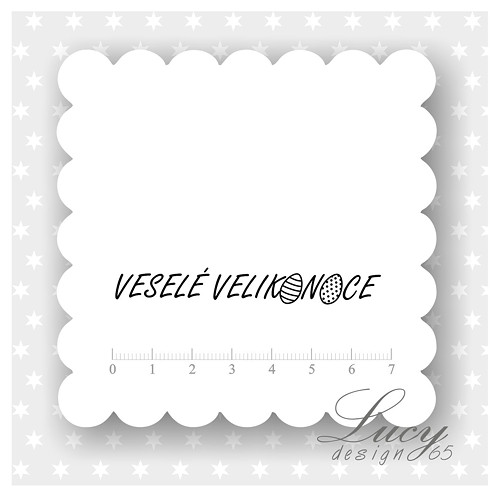 Razítko velikonoční s textem — foto 2