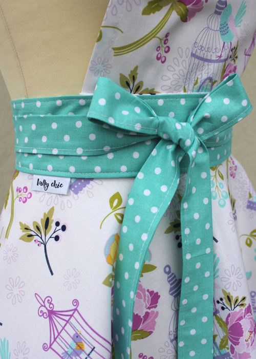 Luxusní zástěrka LULABELLE mint — foto 3