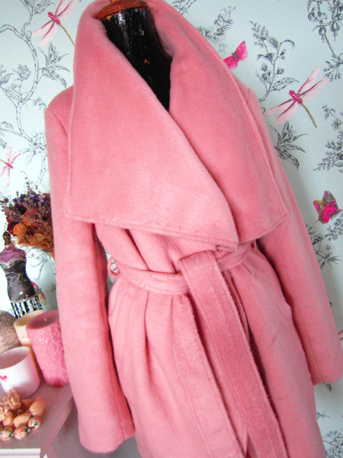 Kabátek powder pink úchvatný — foto 2