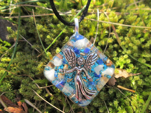 Orgonit ,, Snového světa " - amazonit, lapis — foto 2