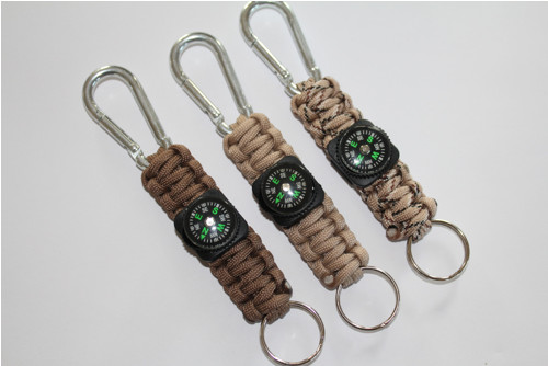 Paracord klíčenka s kompasem — foto 2