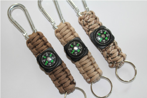 Paracord klíčenka s kompasem — foto 3