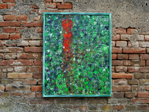 "Zelený muž" - obraz — foto 2