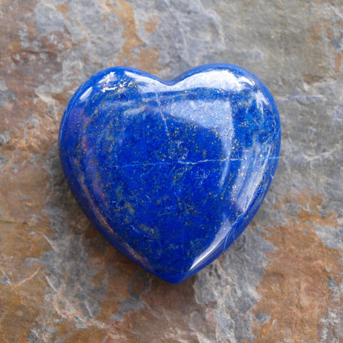 Lapis lazuli buclaté srdce č.1957 — foto 2