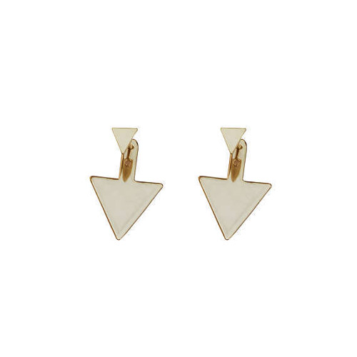 Náušnice "Triangle" 18k — foto 2