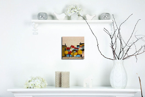 Veselé městečko - 20x20cm — foto 2