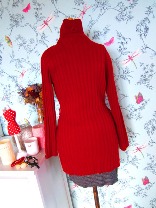 Kardigan extravagant red&volánky — foto 5