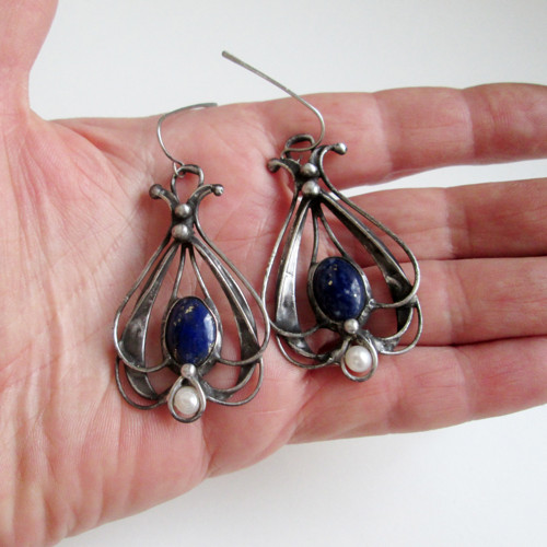 Lapis lazuli s perličkou — foto 4