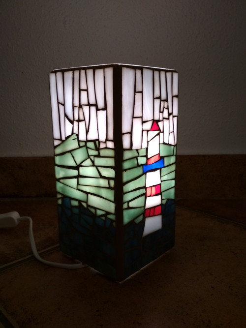 Mozaiková lampa...Moře Maják Loďička — foto 5