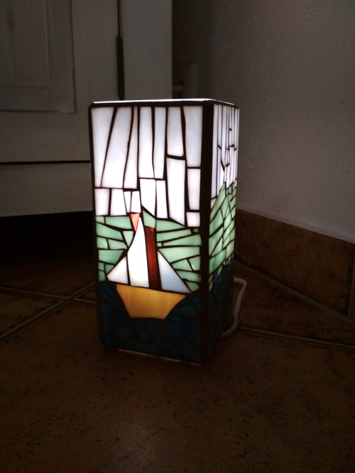 Mozaiková lampa...Moře Maják Loďička — foto 6