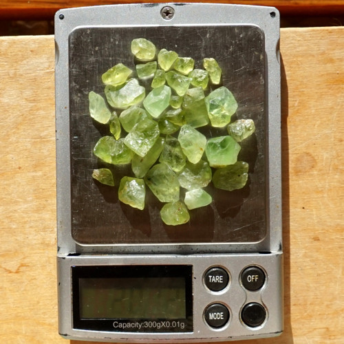 Surový olivín - 10g — foto 2