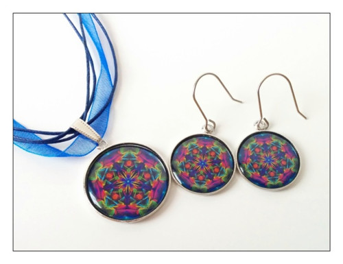 Náušnice Magická mandala 158 — foto 3