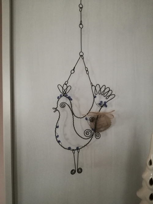 Závěs - modrý korálek — foto 3