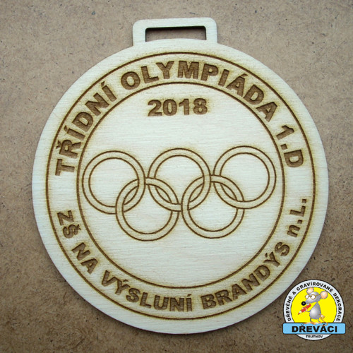 OLYMPIJSKÉ MEDAILE dřevěné 2018 — foto 2