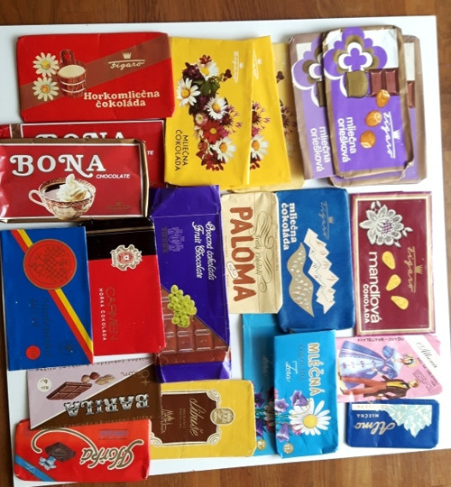 SLADKÉ POKUŠENÍ - obaly od čokolády — foto 2