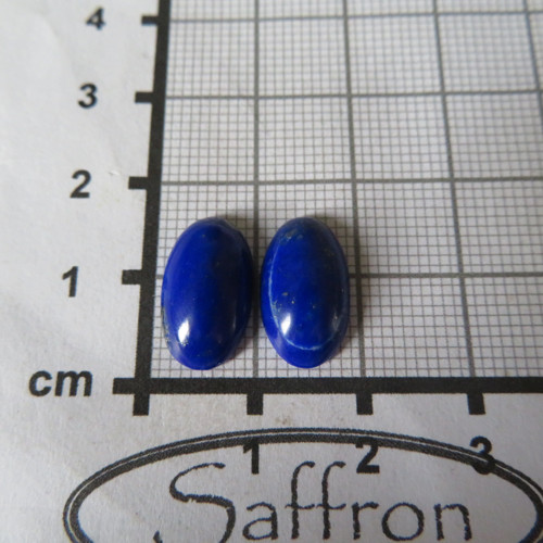 R Lapis lazuli Extra, přírodní, pár č.3 — foto 2