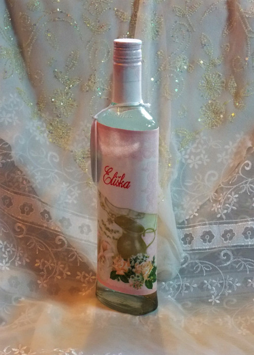 Fľaša ku krstu dievčatka — foto 3