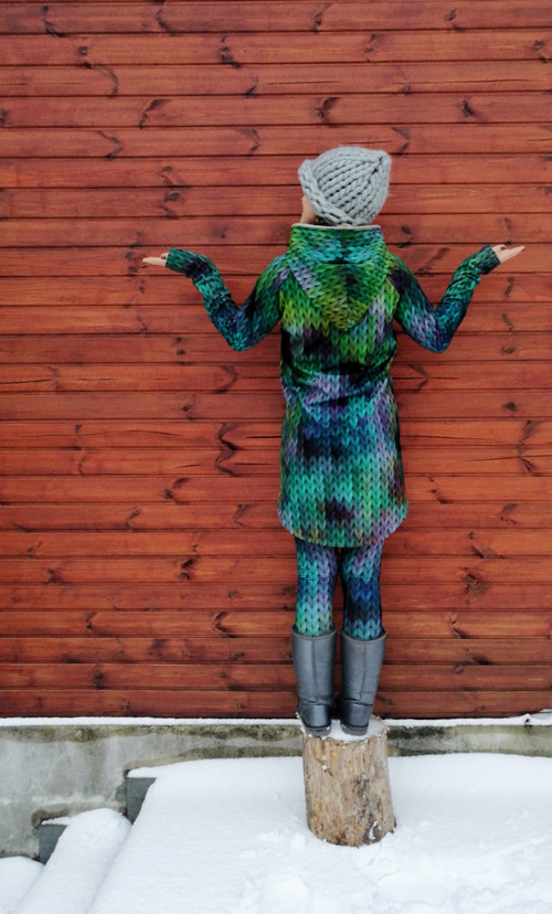 "Knitted Mountain´s Lake" termo mikina — foto 2