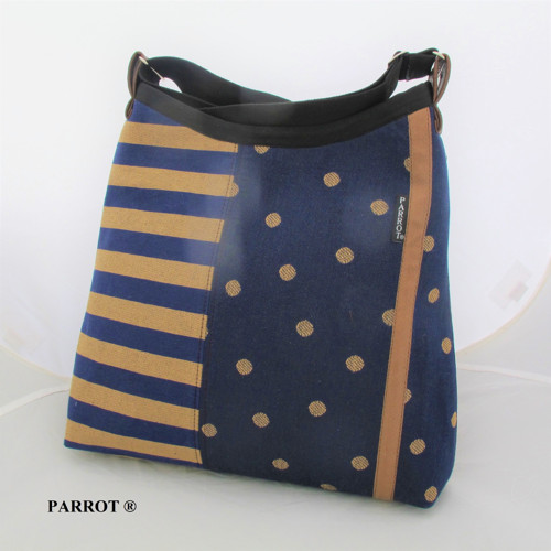 Polka Dot@ Sriped Bag *** Blue *** Parrot® — foto 2