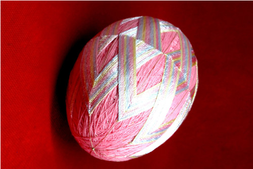 Návod na temari-kraslice — foto 3