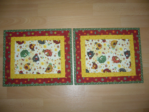 Prostírání -slepičky — foto 3