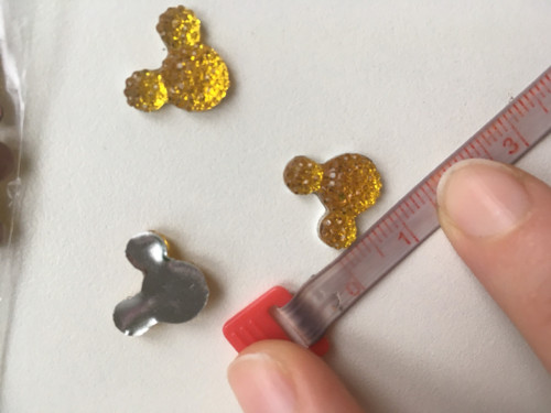 Hotfix mickey mouse kamínek žlutý 5ks — foto 2