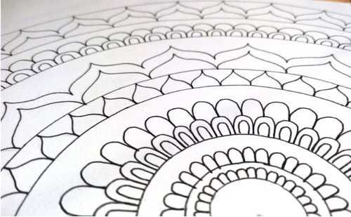 Mandala k vybarvení velká 14 — foto 3