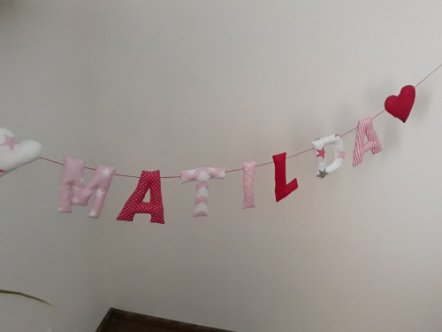 Látková písmenka MATILDA — foto 2