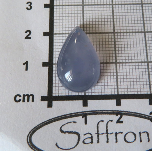 Extra modrý chalcedon Namibie, kabošon N3 — foto 2