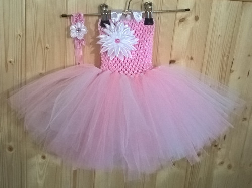 Tutu šatičky mini + čelenka — foto 2