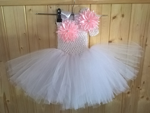 Tutu šatičky mini + čelenka — foto 3