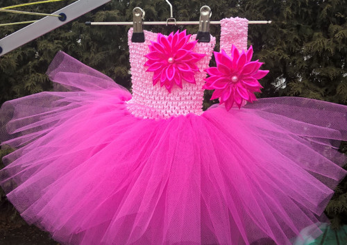 Tutu šatičky mini + čelenka — foto 4