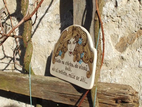 Keramická cedulka romantická — foto 3