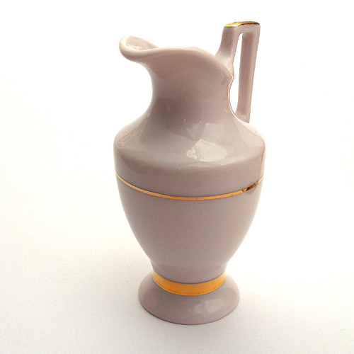 Růžový porcelán Czechoslovakia - karafa — foto 4