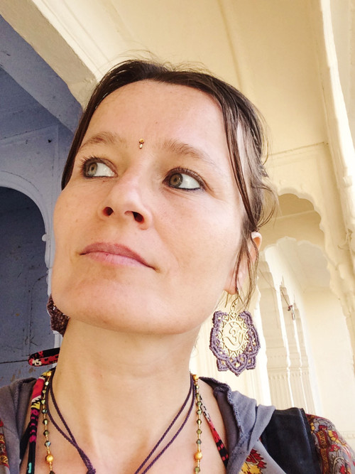Om náušnice macrame — foto 3