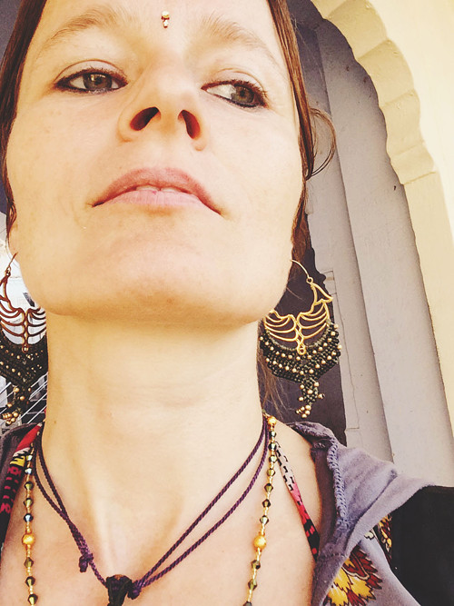 Elfí náušnice macrame — foto 4