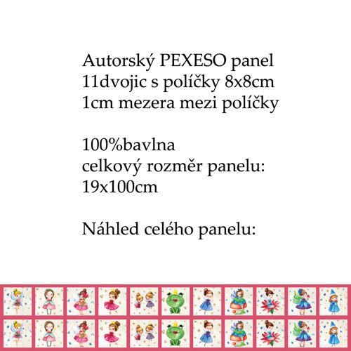 PEXESO panel 8x8cm, 11 dvojic: VÍLENKY — foto 2