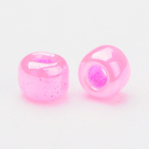 Rokajl růžový s perletí 2mm 12/0 — foto 2