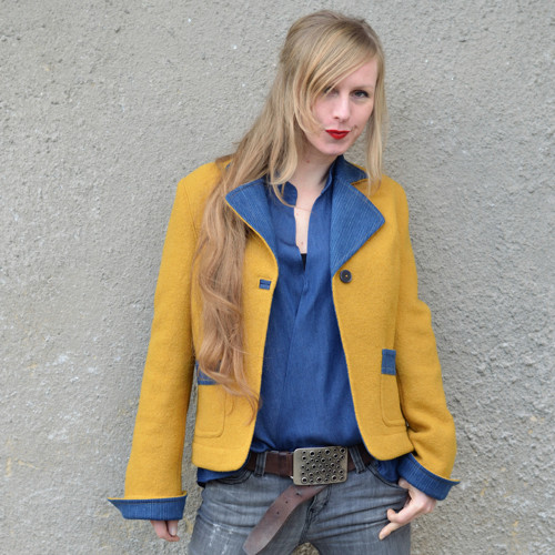 Mustard Classic - sáčko s voskovou batikou — foto 4