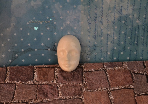 Hlavička bílá porcelánová — foto 4